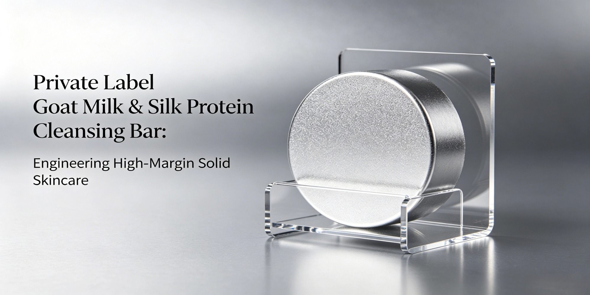 Reinigungsseife aus Ziegenmilch und Seidenprotein für Eigenmarken: Entwicklung margenstarker fester Hautpflegeprodukte