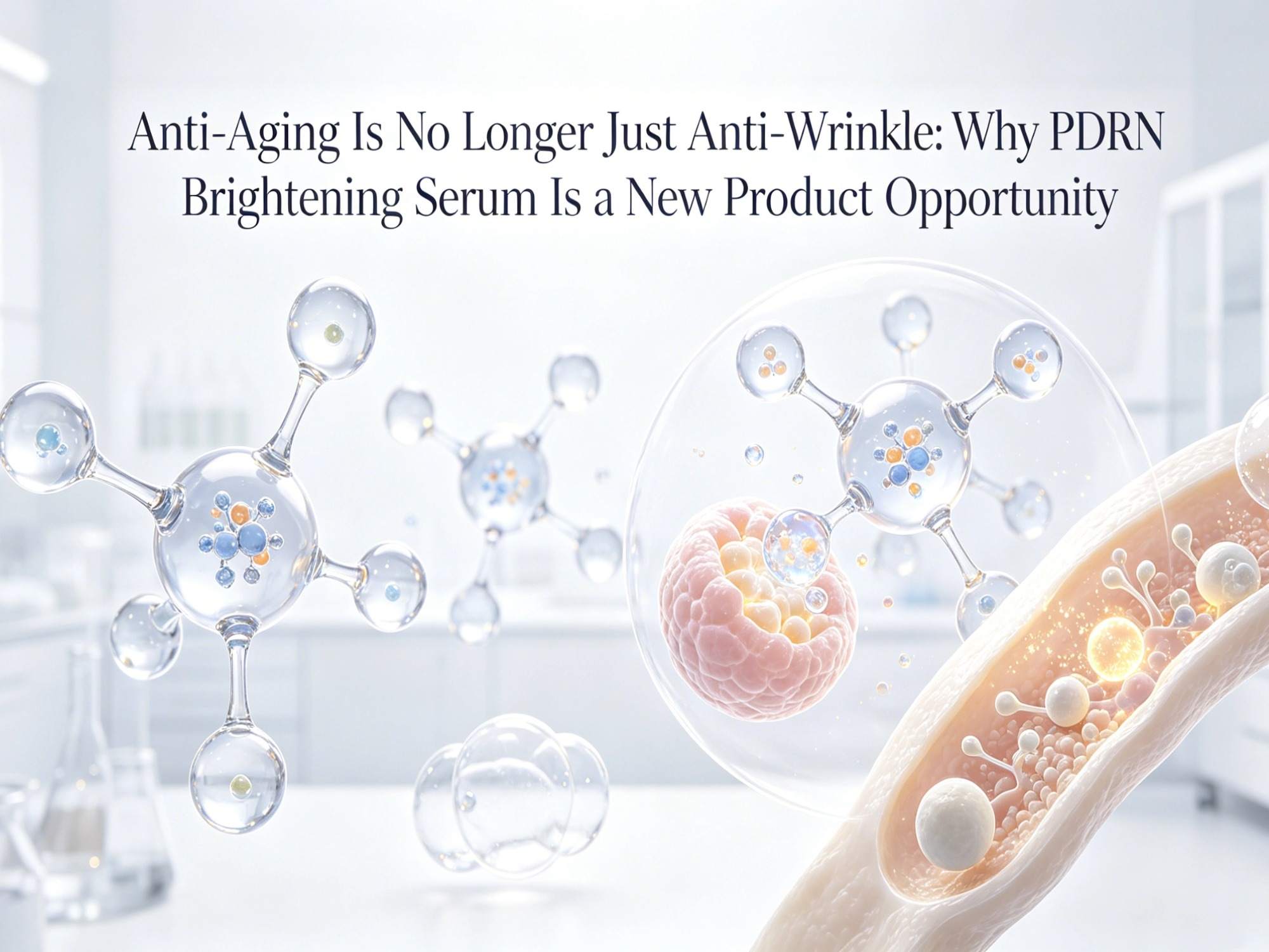 Anti-Aging ist mehr als nur Anti-Falten: Warum das PDRN Brightening Serum eine neue Produktchance bietet