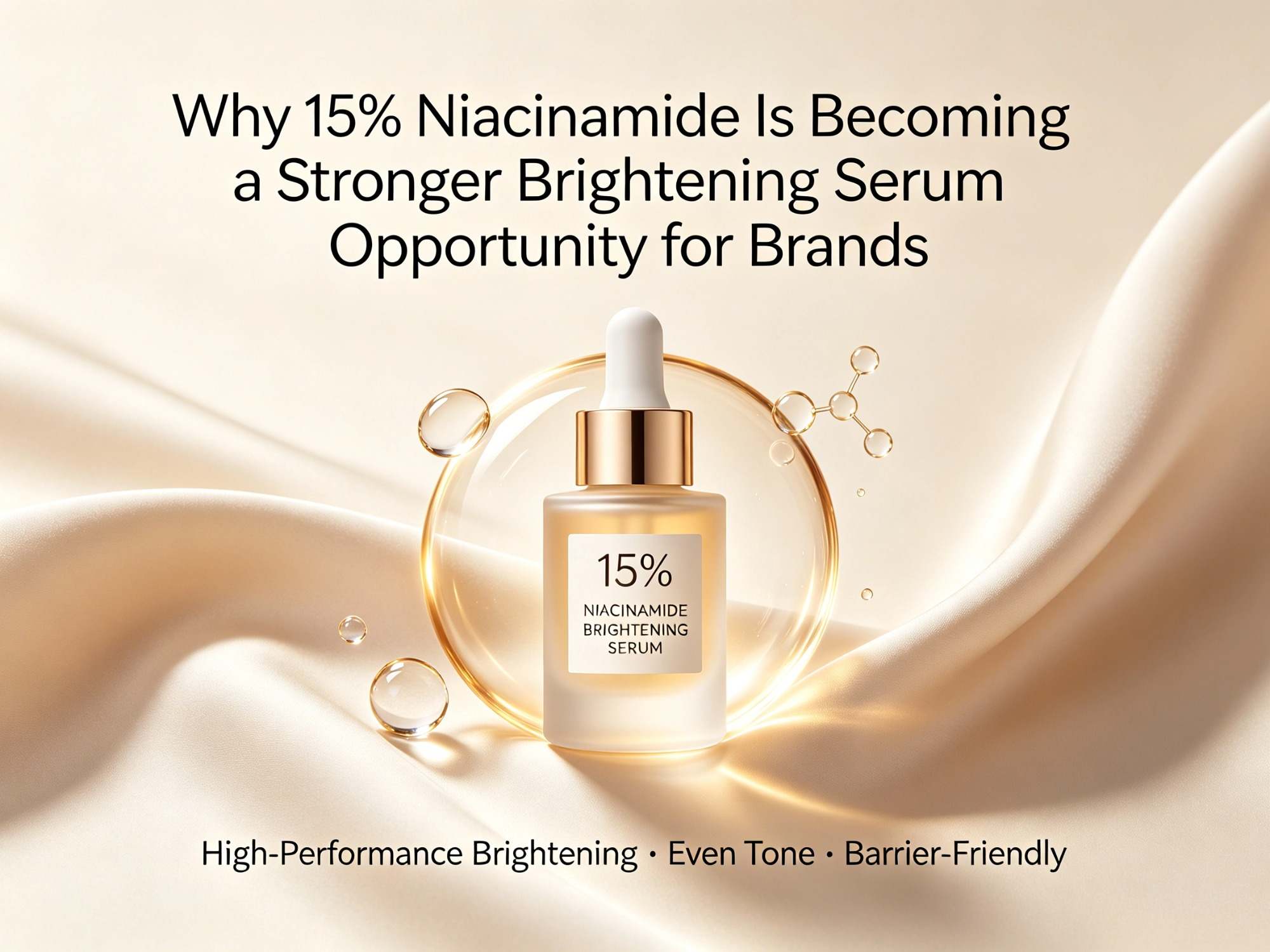 Warum 15 % Niacinamid zu einem stärkeren aufhellenden Serum werden – eine Chance für Marken