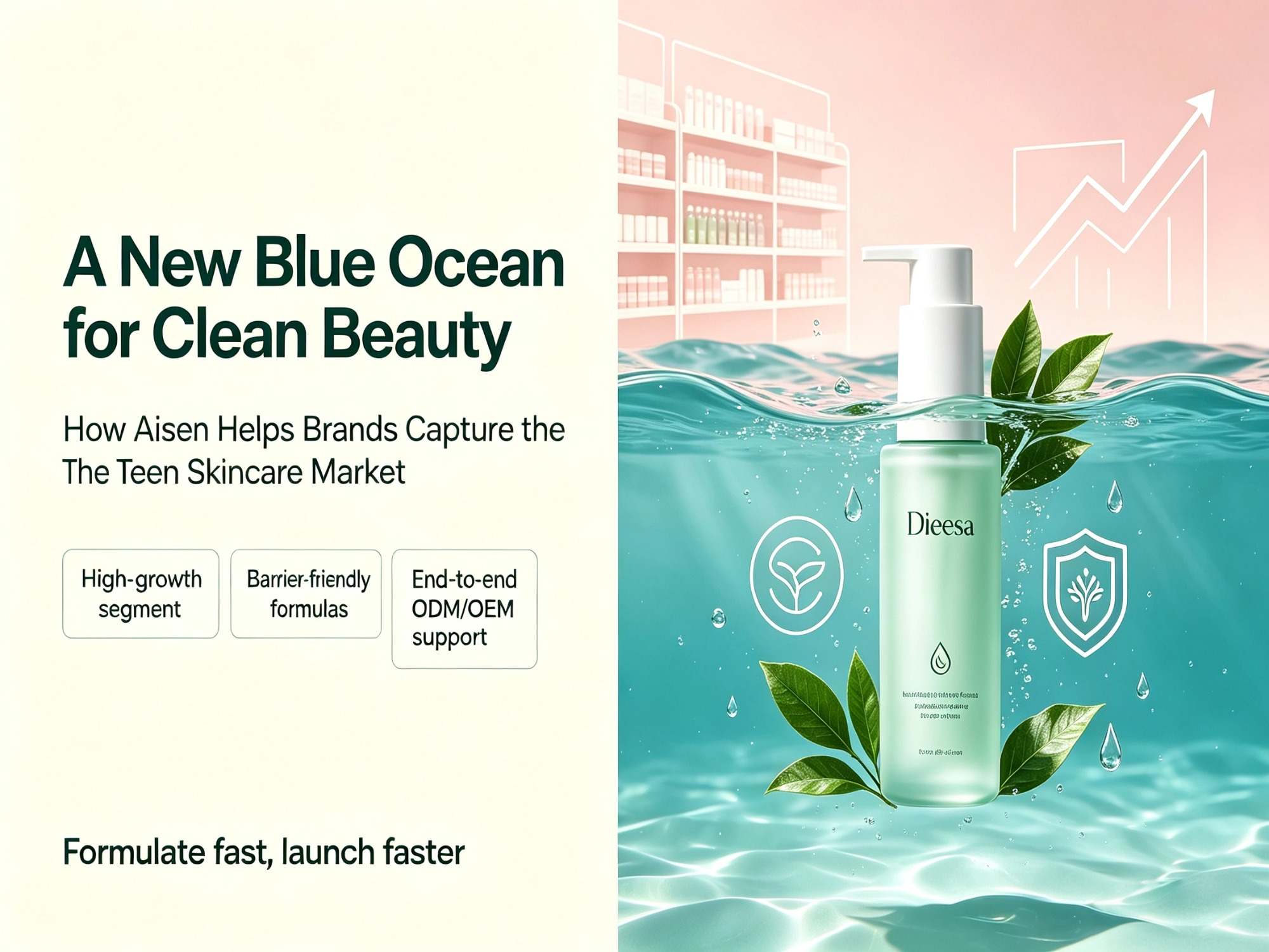 Ein neuer blauer Ozean für Clean Beauty: Wie Aisen Marken dabei hilft, den Teenager-Hautpflegemarkt zu erobern